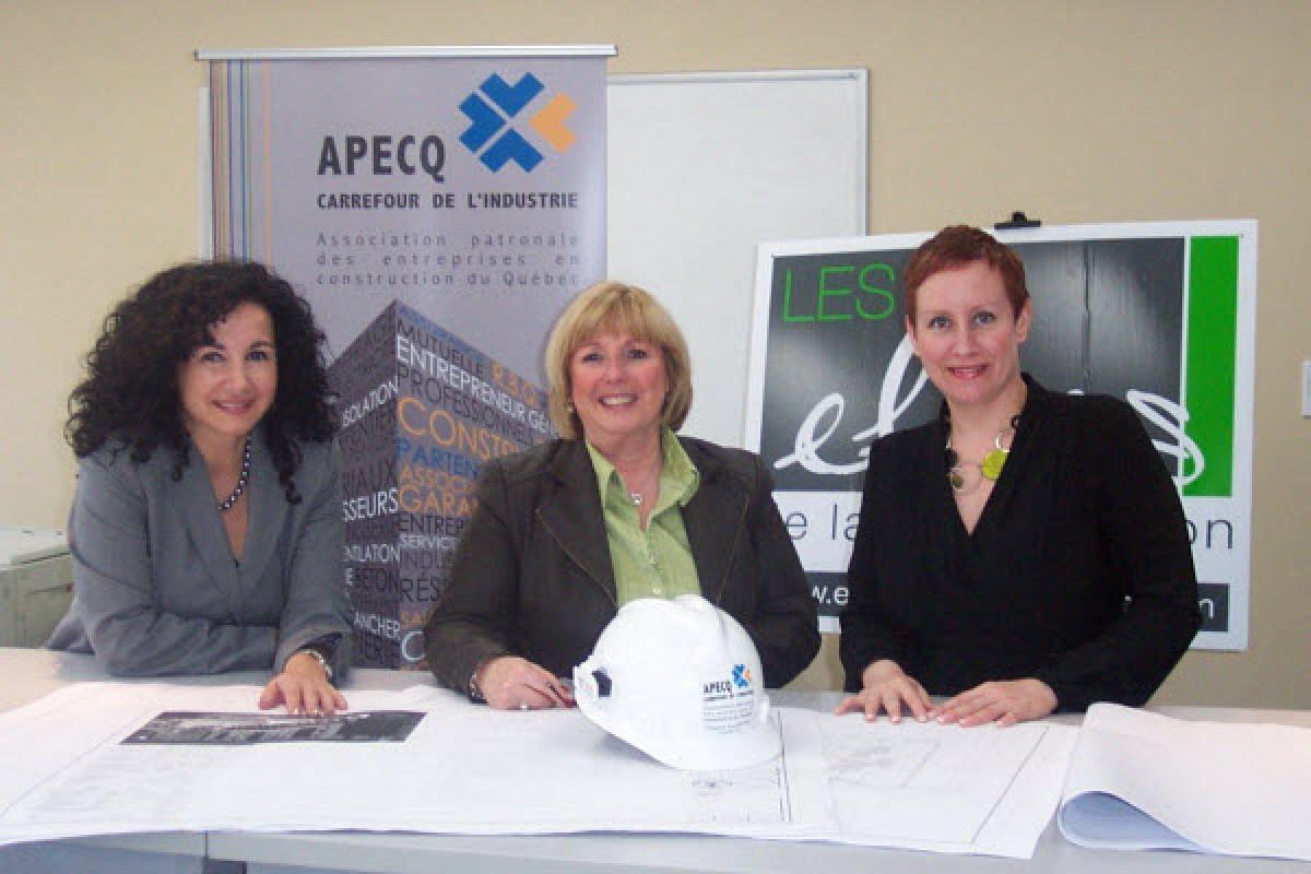 Les Elles de la Construction et l’APECQ unissent leurs forces