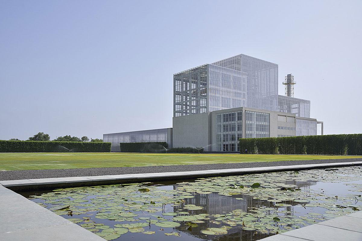 Un campus zéro déchet pour un avenir plus vert en Inde. Crédit : INI Design Studio