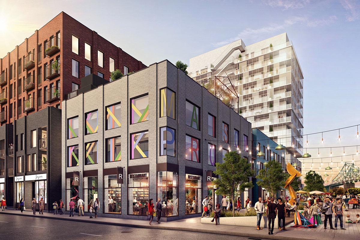 L’Esplanade Cartier : un projet qui reflètera l’esprit du quartier. Crédit : Groupe Prével
