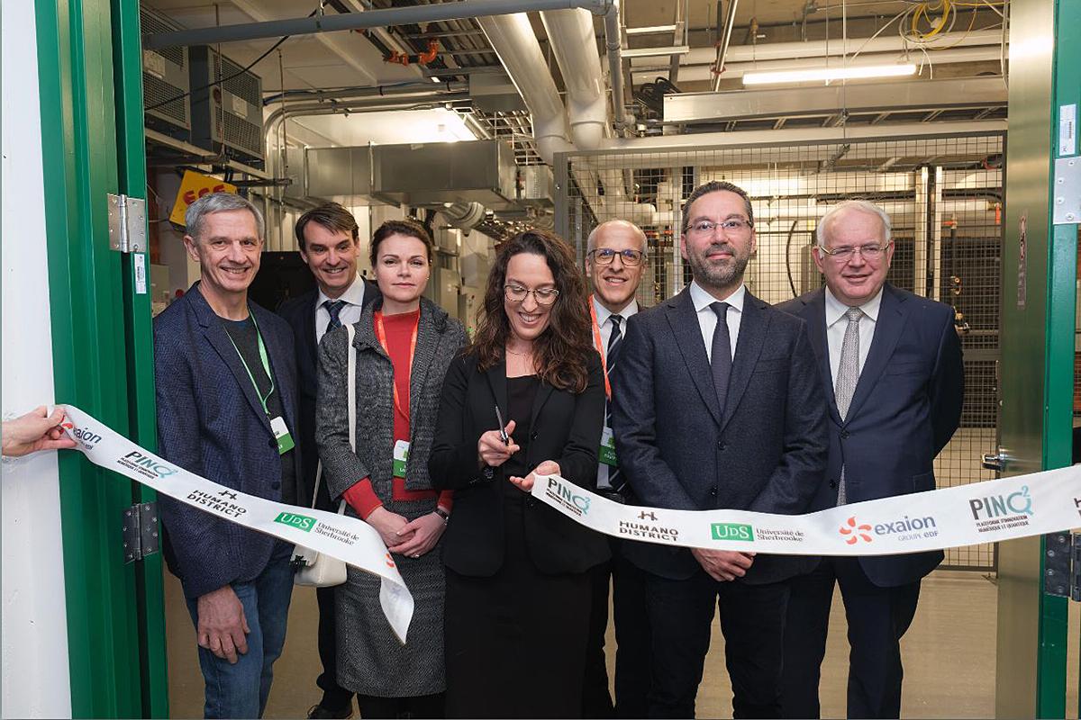 Exaion inaugure son centre de données de Sherbrooke. Crédit : UdeS