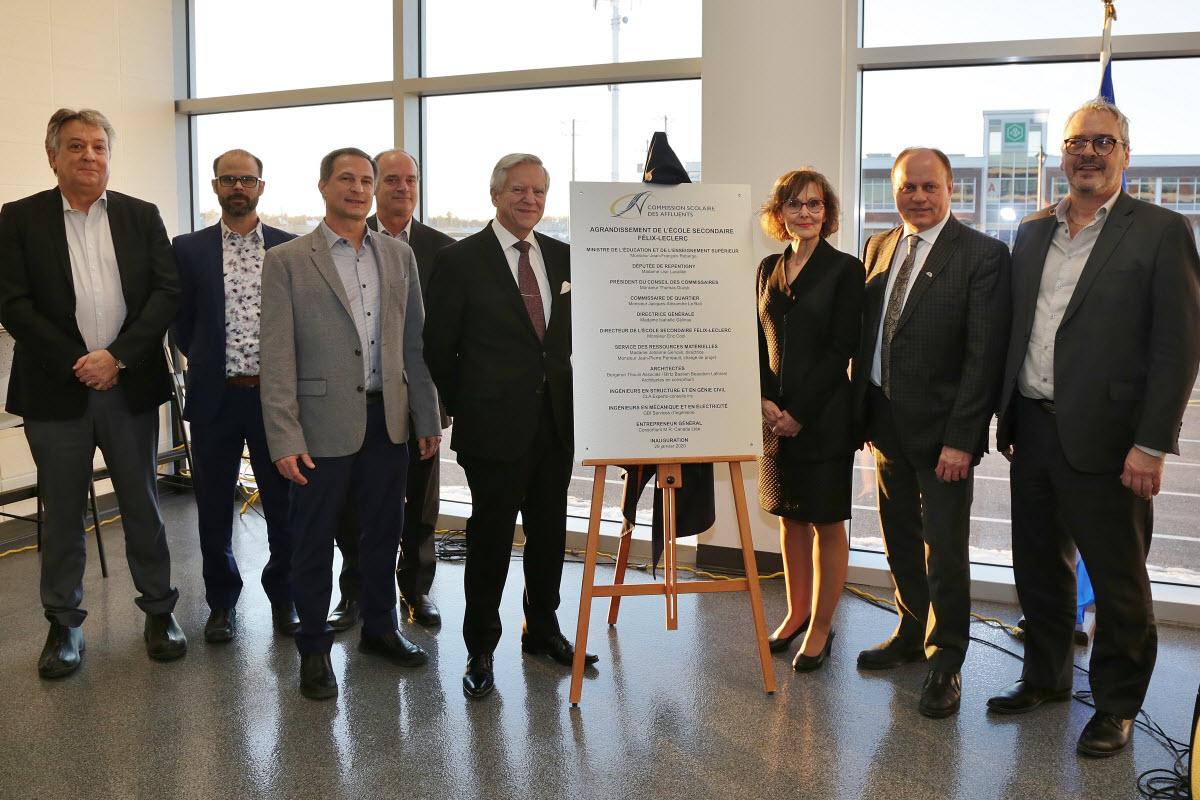 Inauguration officielle de l’agrandissement de l’école Félix-Leclerc - Image fournie par la Ville de Repentigny