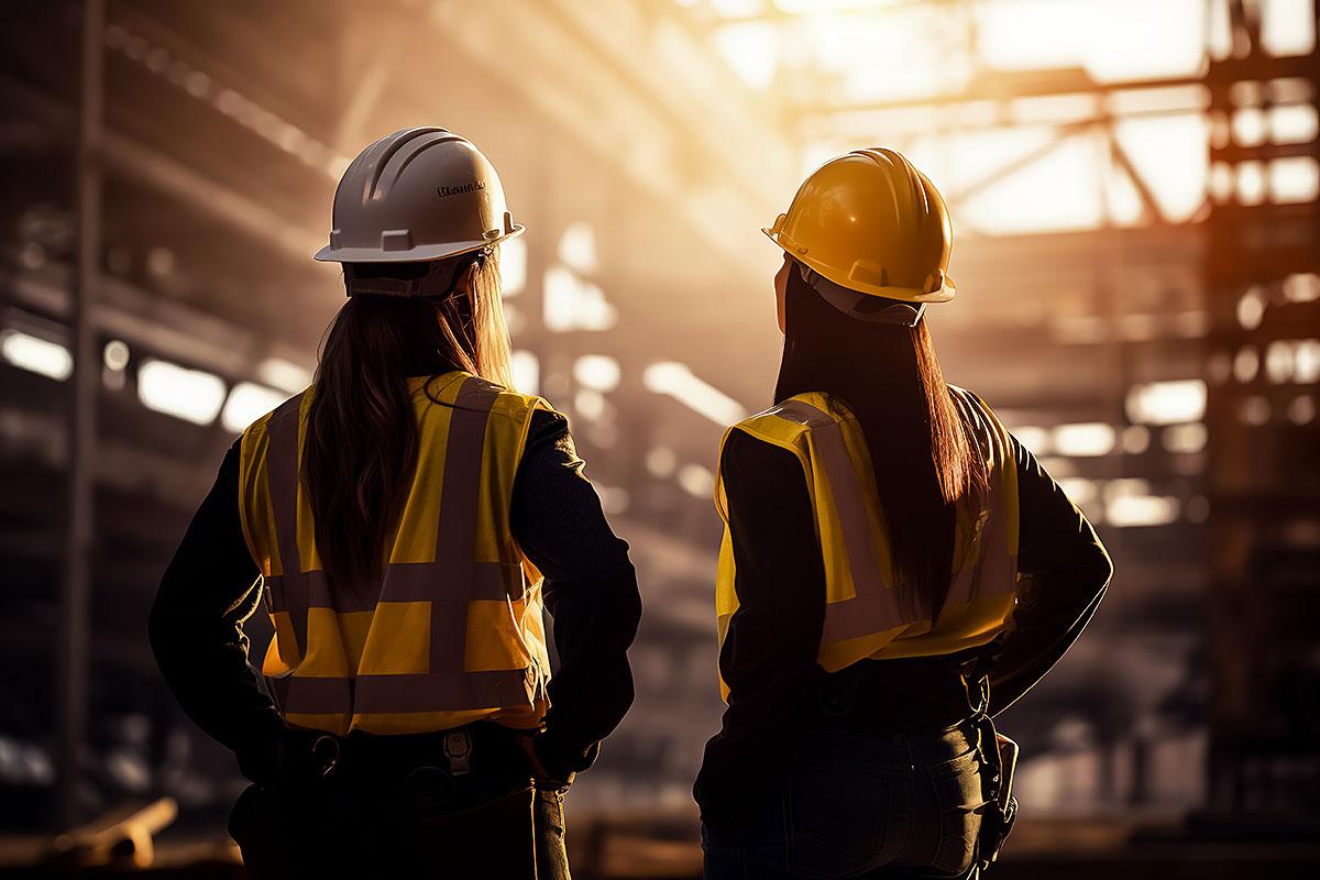 Un nombre record de femmes sur les chantiers