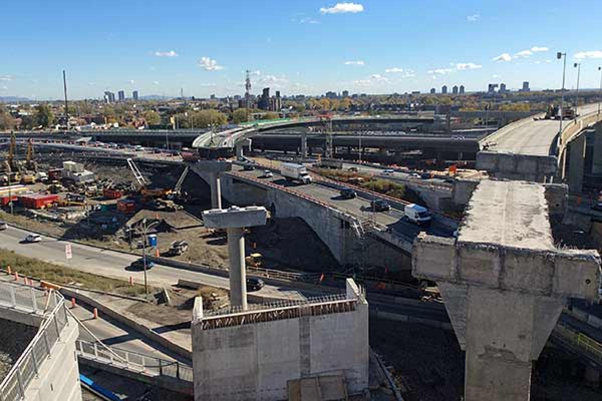 D’importantes fermetures survenues au coeur de l’échangeur Turcot