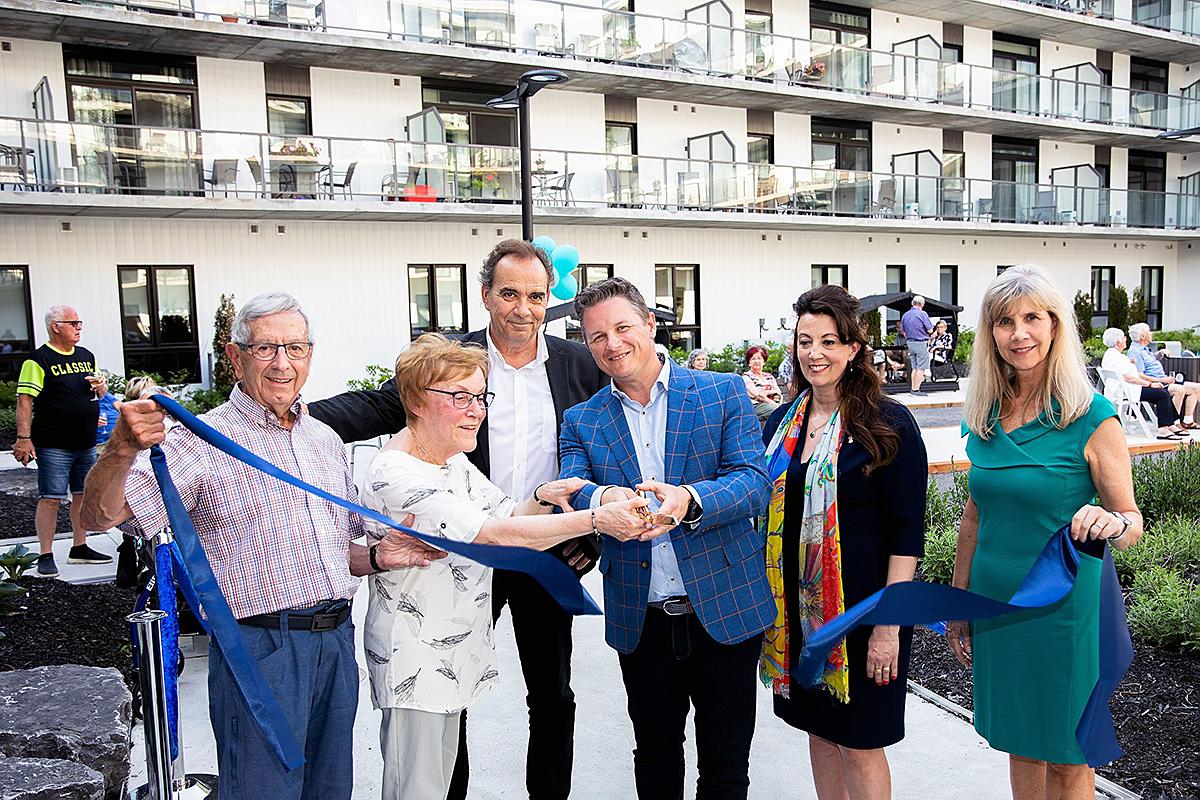 Beauport : inauguration du complexe résidentiel pour ainés Le Florilège. Crédit : Le Florilège
