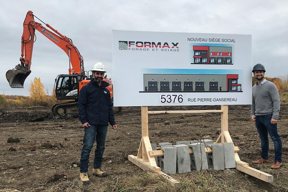 Formax s’installe dans l’Écoparc de Salaberry-de-Valleyfield. Crédit : Ville de Salaberry-de-Valleyfield