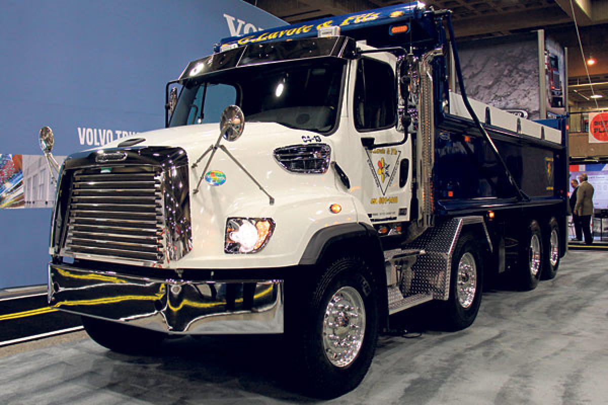 Freightliner est une marque aussi reconnue dans le domaine de la construction - 