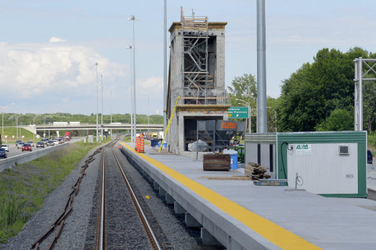 Ligne Mascouche : la gare Terrebonne presque complétée  