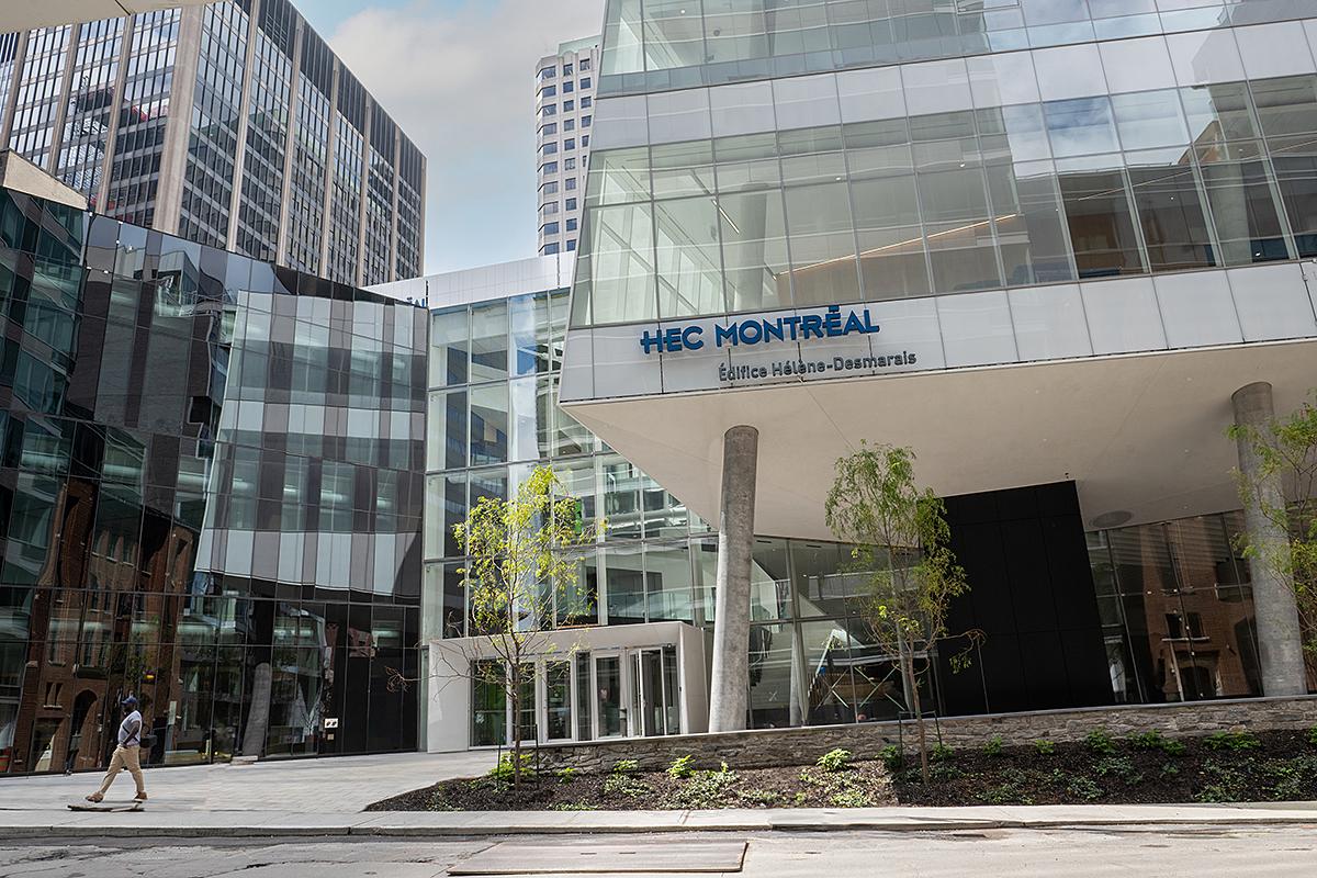 HEC Montréal inaugure l'édifice Hélène-Desmarais. Crédit : HEC Montréal