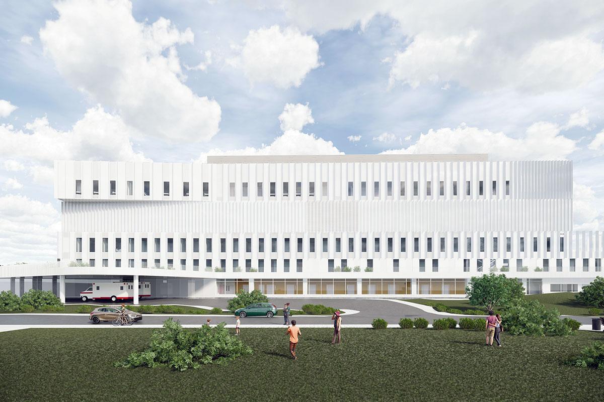 Le projet de modernisation de l’Hôpital de Lachine sur le point de démarrer. Crédit : Provencher_Roy 