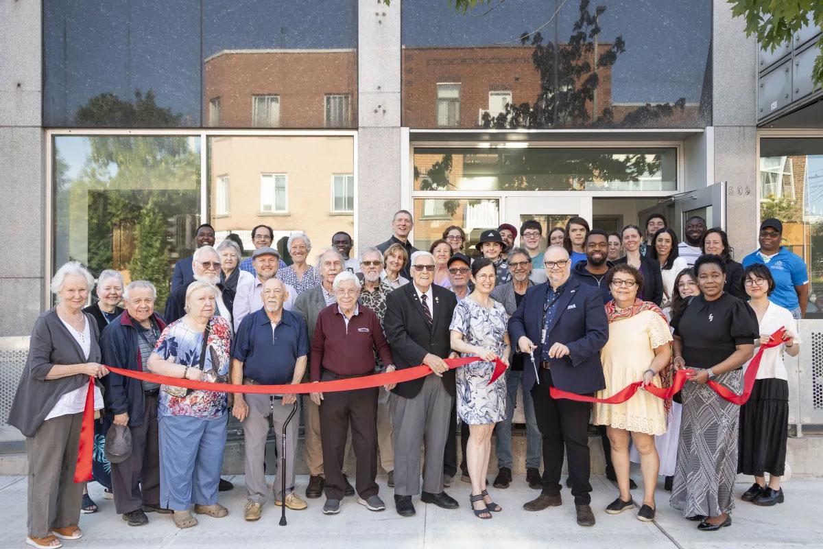 Inauguration du centre Hortense-Duclos. Crédit : Ville de Montréal