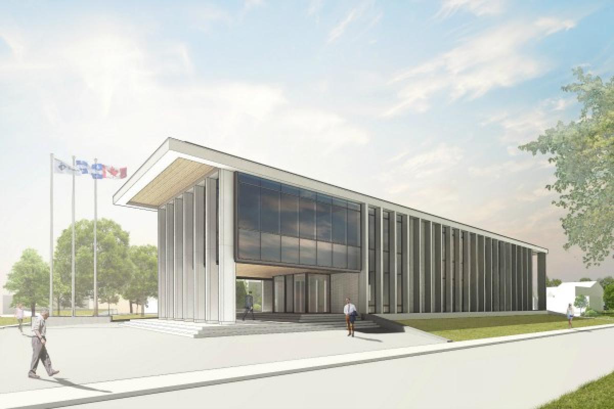 Le nouvel hôtel de ville de Rigaud