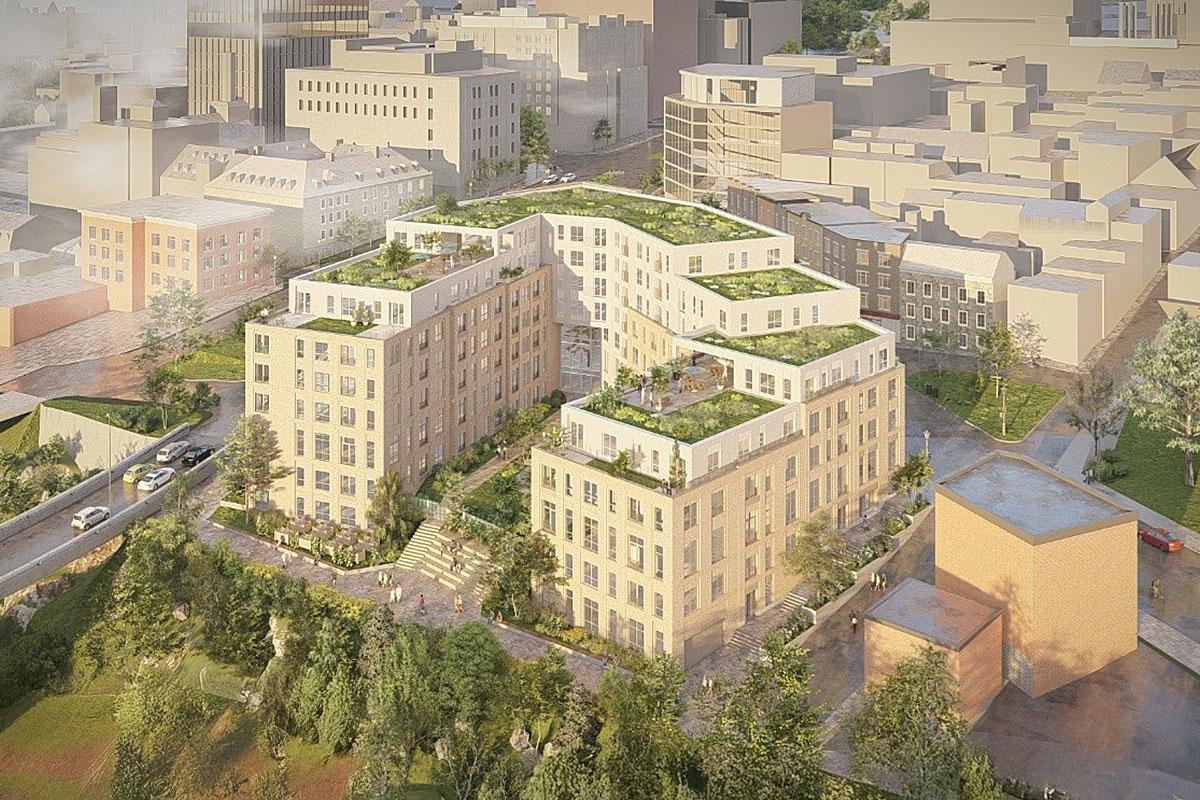 Îlot Saint-Vincent-de-Paul : 151 logements sortiront de terre à Québec. Crédit : Lafond Côté Architectes Engagés