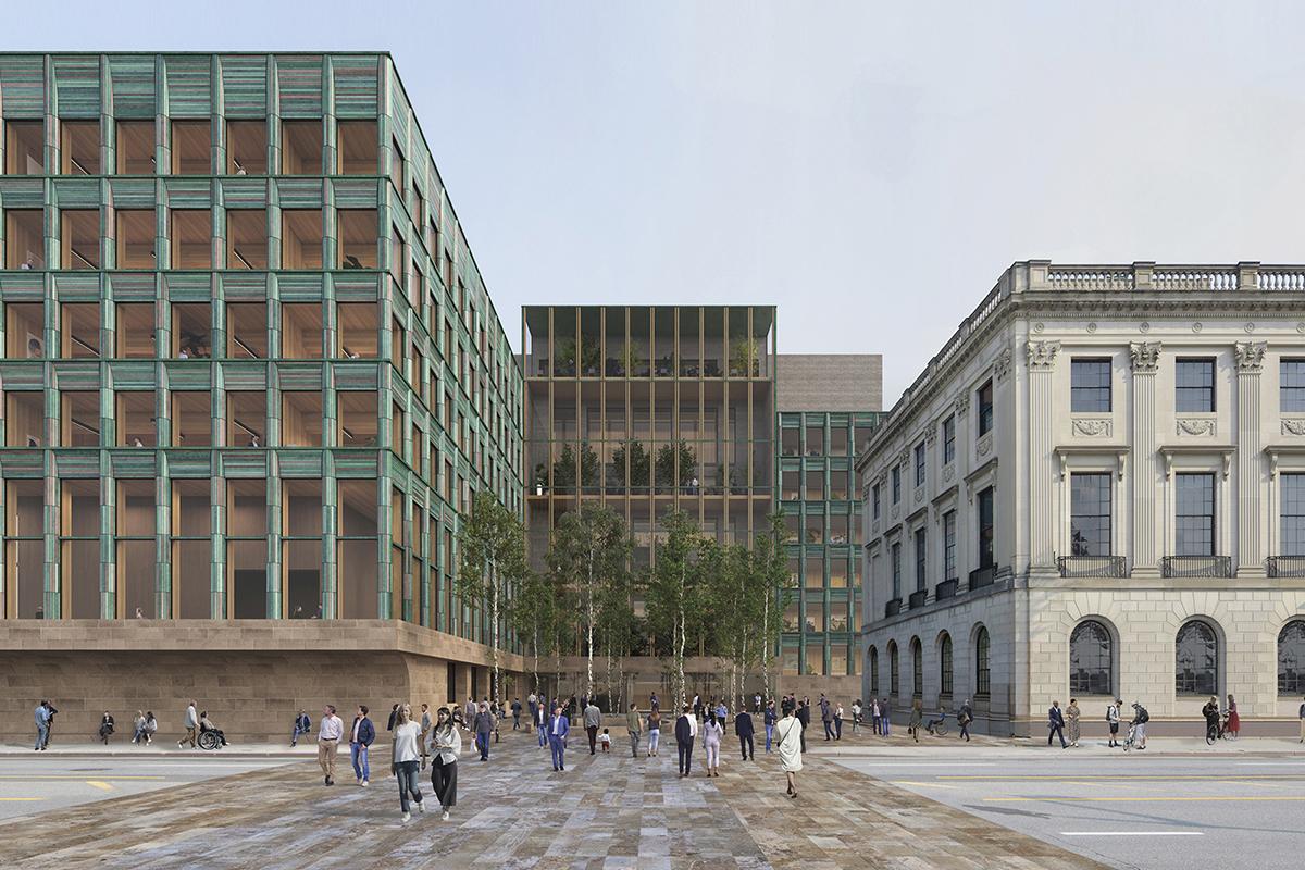 Le concept proposé par Zeidler Architecture Inc. en association avec David Chipperfield Architects