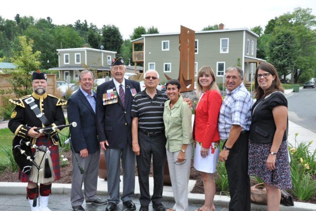La Ville de Sherbrooke a inauguré une toute nouvelle placette au cœur de l’arron