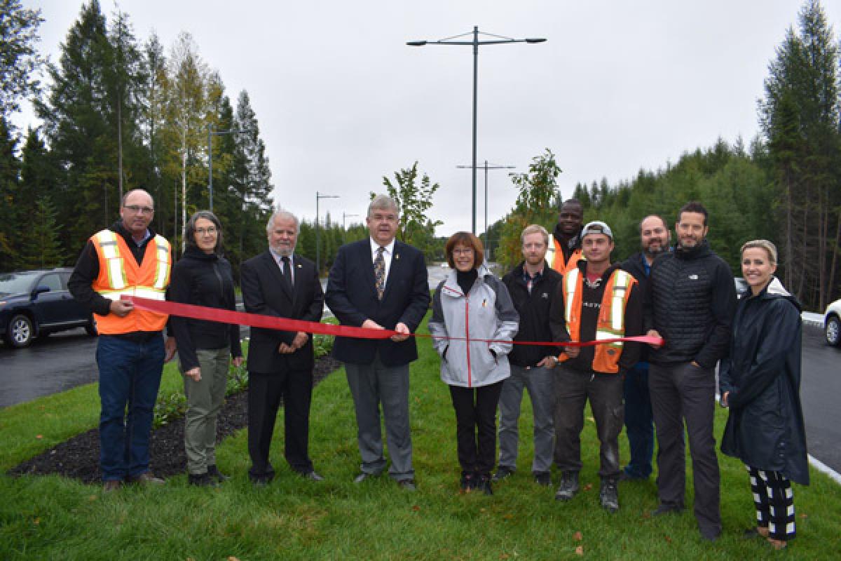 Val-d’Or : inauguration du prolongement de la rue Self