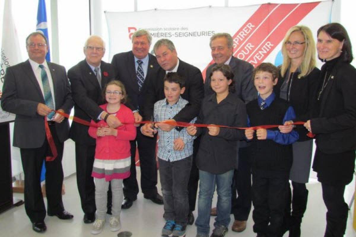 Inauguration du bâtiment Boréal de l'école Boischatel