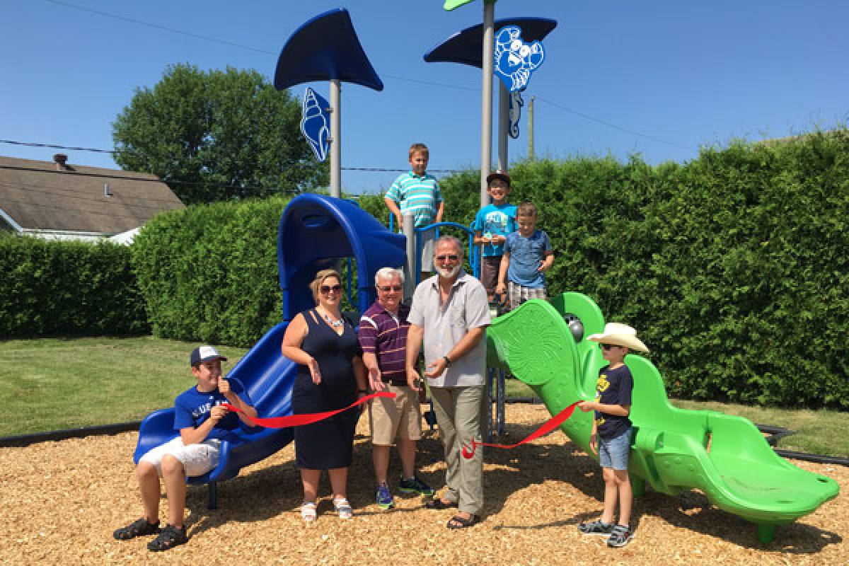 Inauguration de trois parcs à Beauharnois