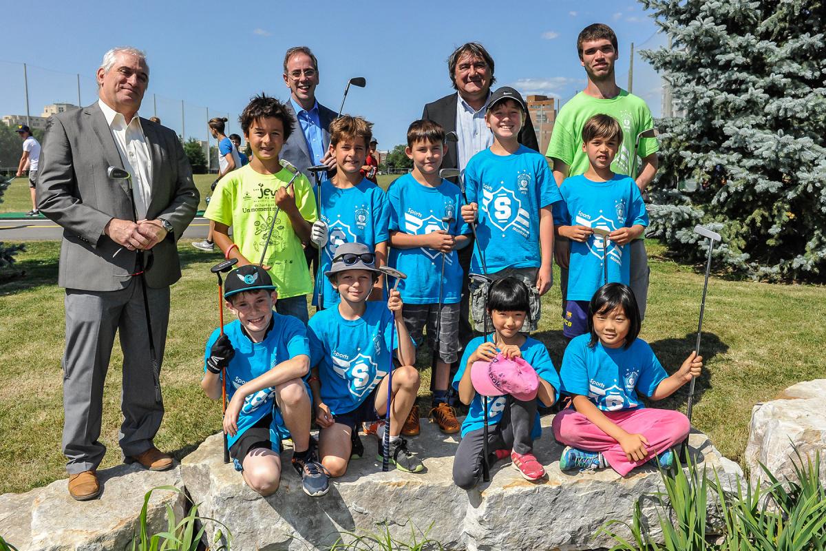Inauguration du pavillon d'accueil du golf municipal du parc Maisonneuve