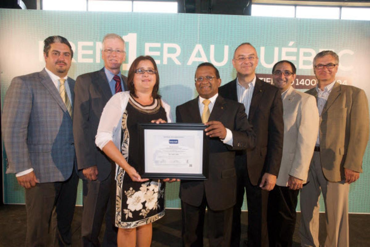 ISO 14001 pour l’arrondissement de Saint-Laurent