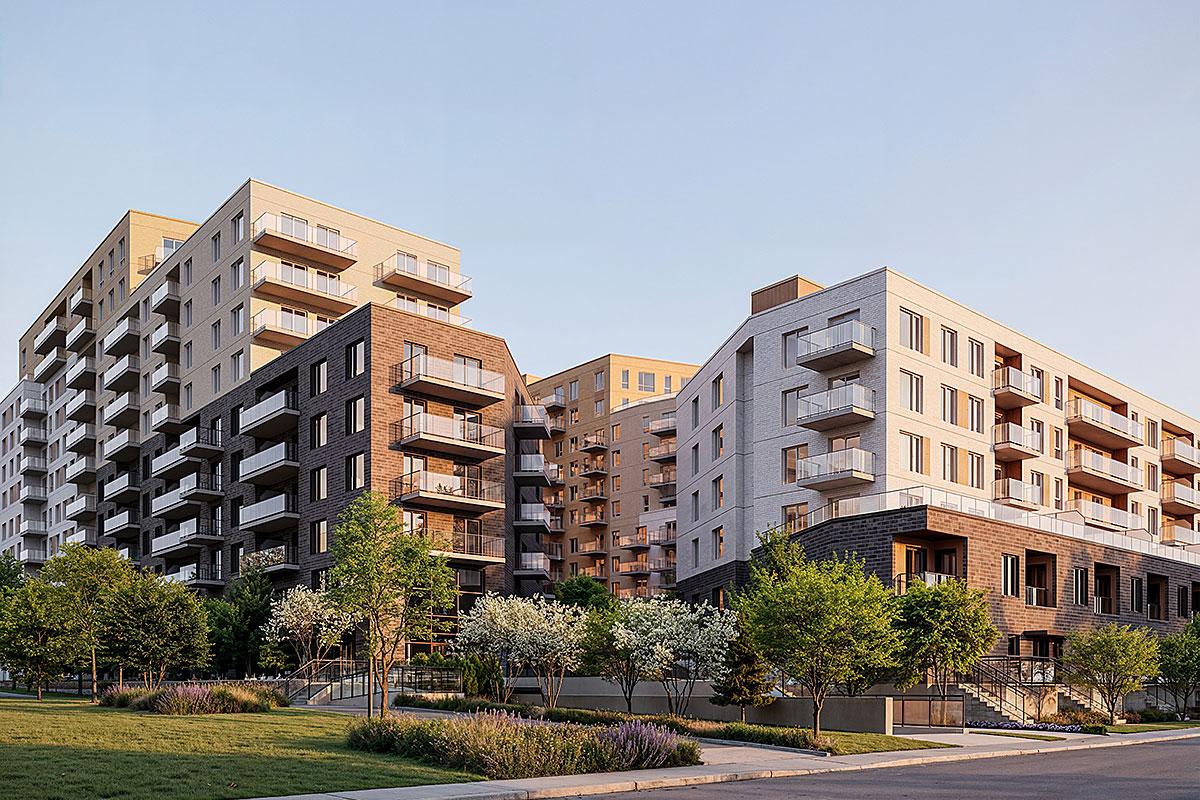 Laurea mise sur la densification aux portes du Quartier olympique. Crédit : Groupe HD