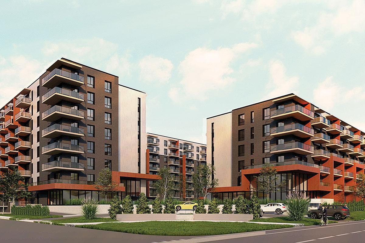 Le Bohar, un projet résidentiel de 275 logements à Vaudreuil-Dorion. Crédit : Consortium Groupe Maxera |Triad |Corporation IC3