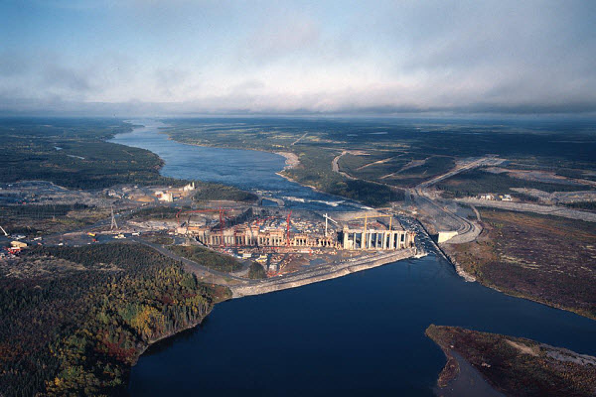 La centrale hydroélectrique La Grande-1, un grand projet d'infrastructures