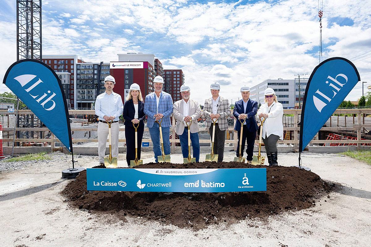 EMD-Batimo lance les travaux du complexe Lib Vaudreuil-Dorion. Crédit : Louis-Étienne Doré