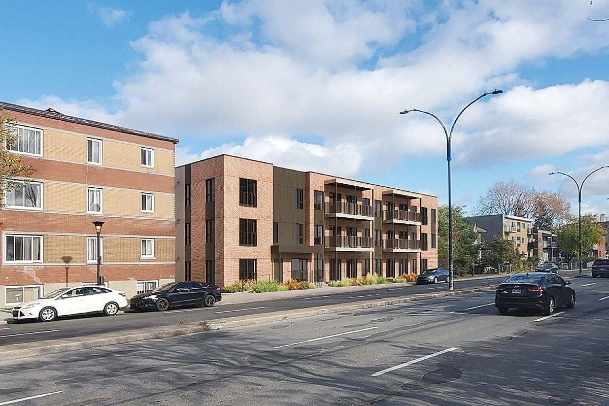 Parc-Extension : un projet de 26 logements sociaux autorisé. Crédit : Ville de Montréal