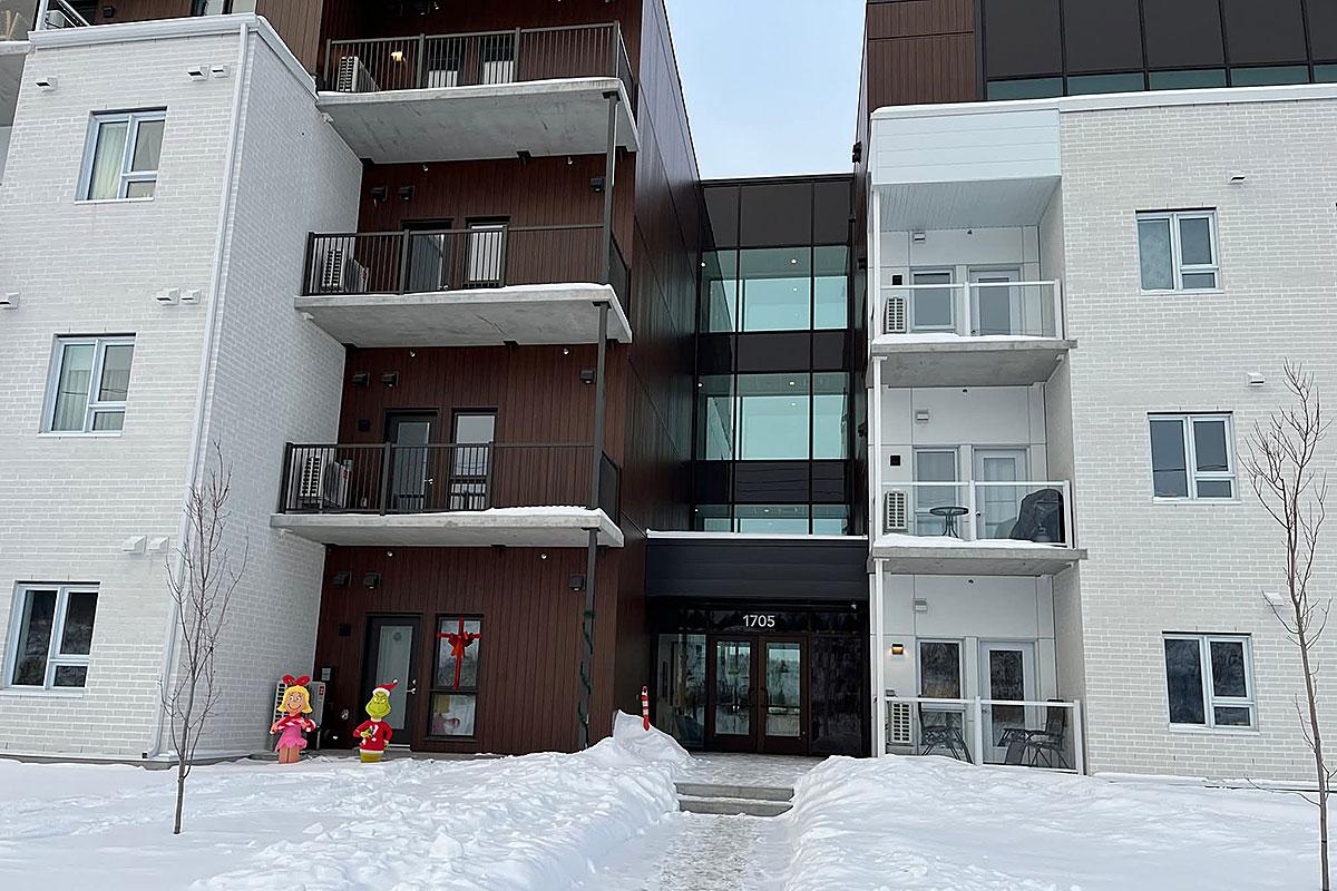 Plus de 100 logements sociaux et abordables réalisés ou en chantier à Sherbrooke. Crédit : SHQ