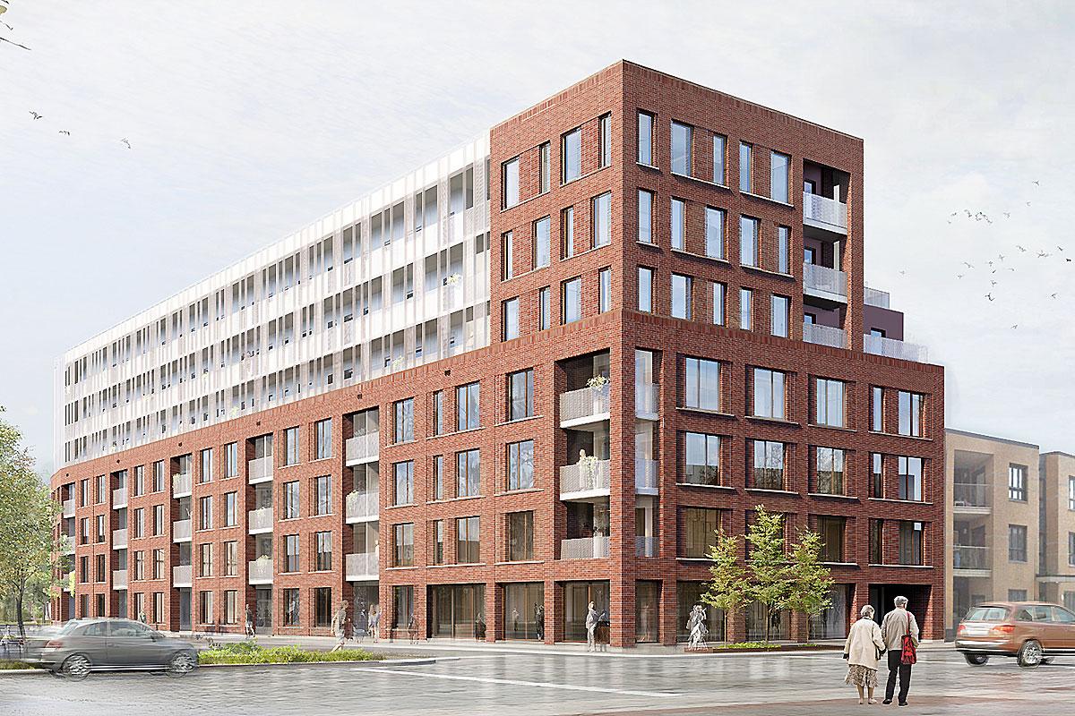 Le projet Ludovica prend forme dans le quartier Saint-Roch. Crédit : Les Immeubles Poirier