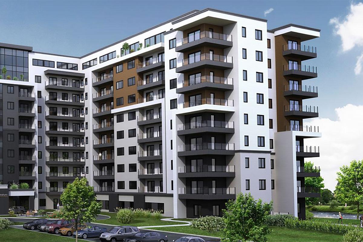Magil réalisera la troisième phase du Signature Valleyfield. Crédit : Magil Construction