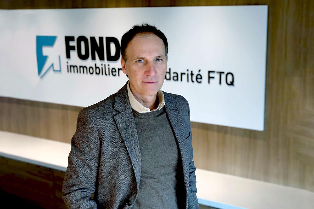 Martin Raymond président-directeur général, Fonds immobilier de solidarité FTQ. Crédit : Louis-Charles Dumais