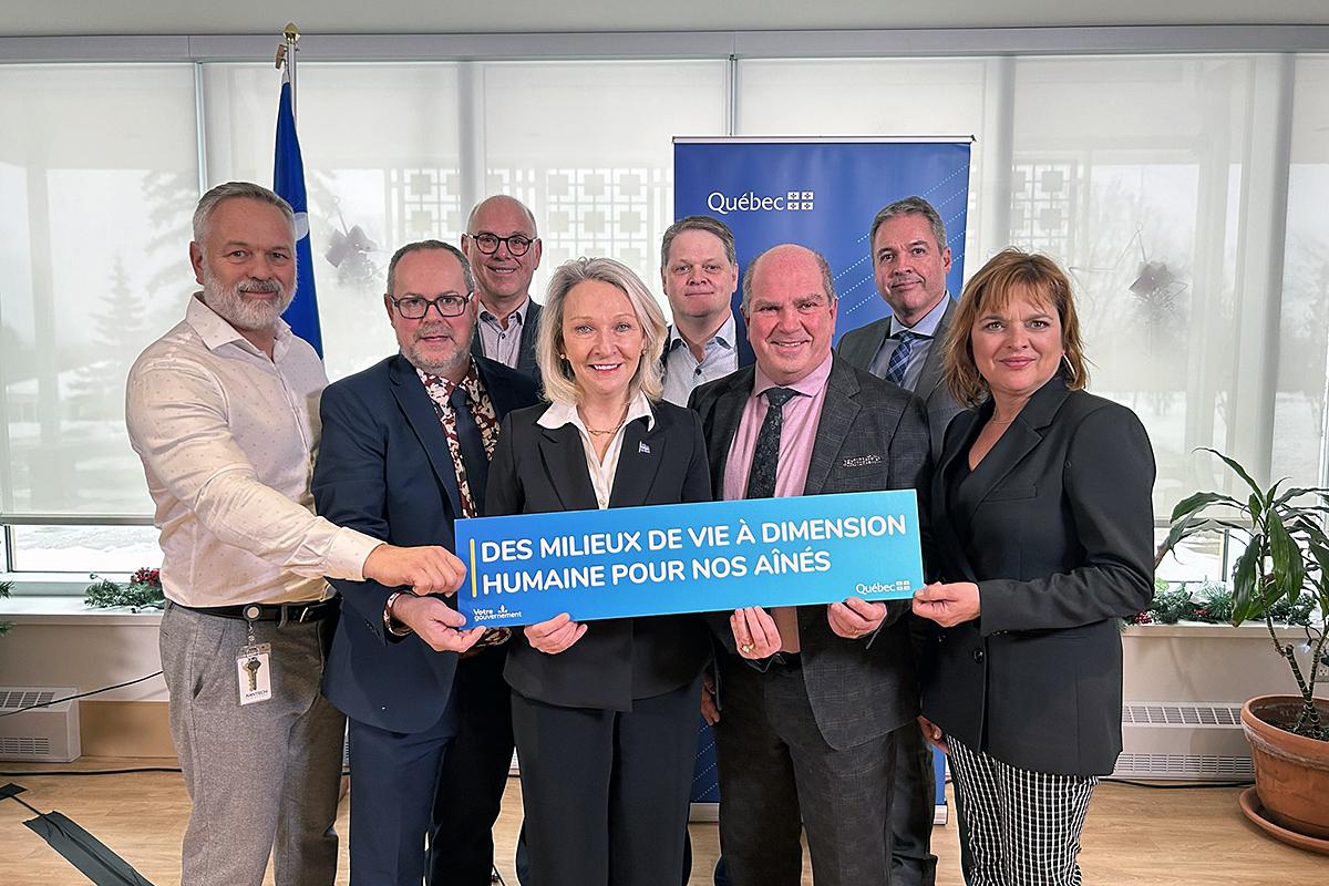 Inauguration de la maison des aînés et alternative de Sainte-Foy. Crédit : CIUSSS de la Capitale-Nationale