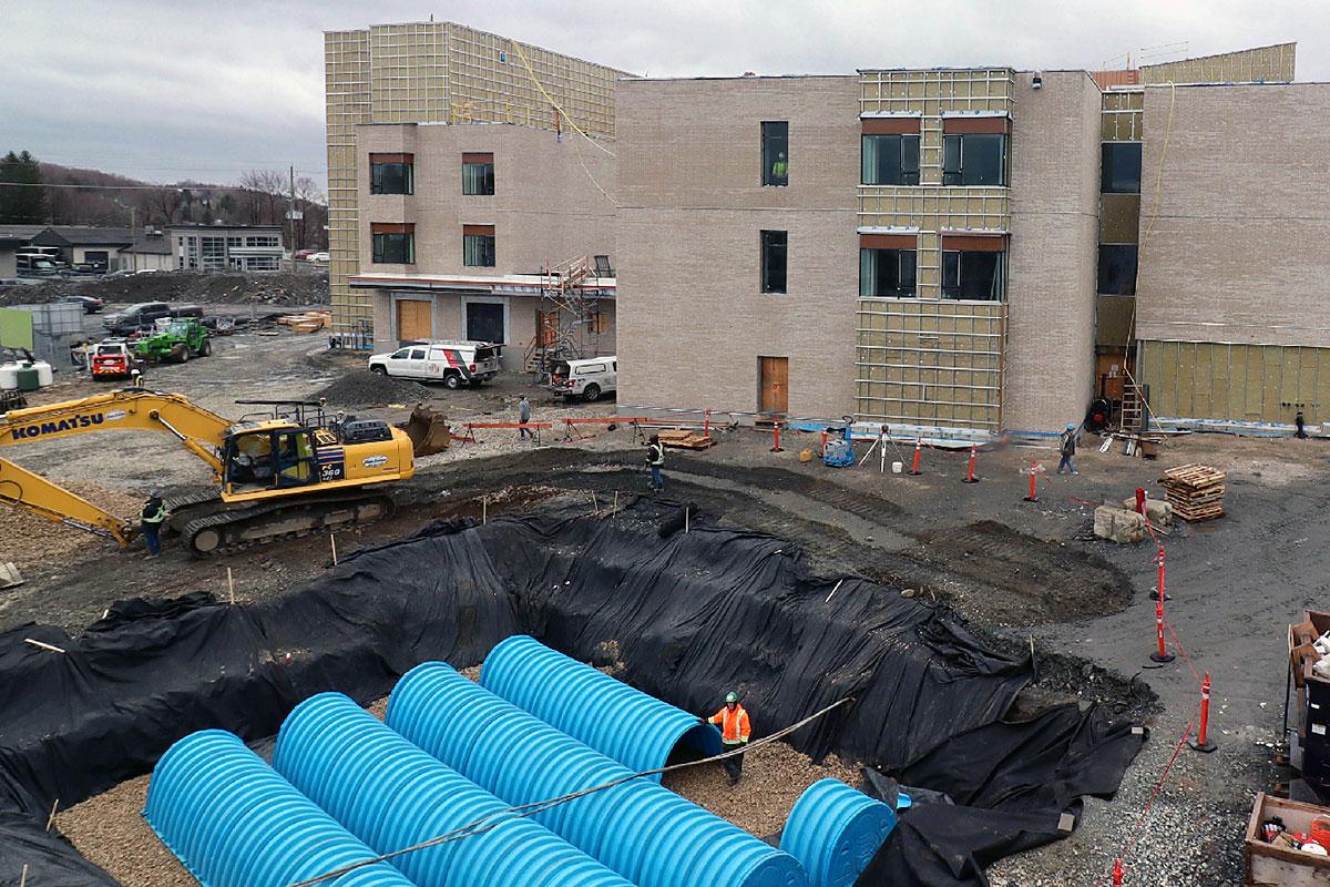 MDA de Sherbrooke : les travaux tirent à leur fin. Crédit : SQI