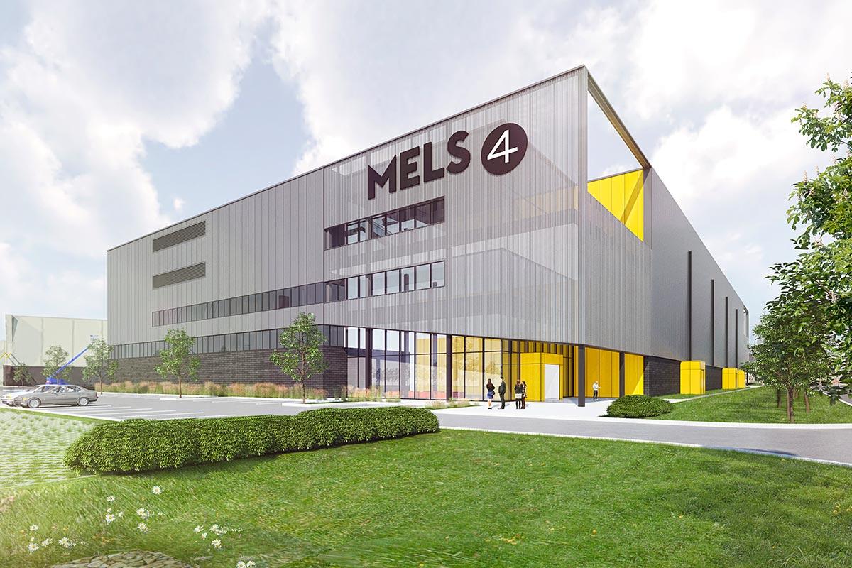 Groupe TVA : 53 M$ pour l’agrandissement des studios de MELS. Crédit : MELS.