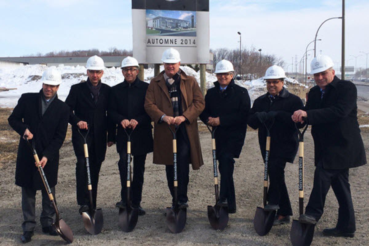 Mercedes-Benz Canada : début des travaux à Pointe-aux-Trembles