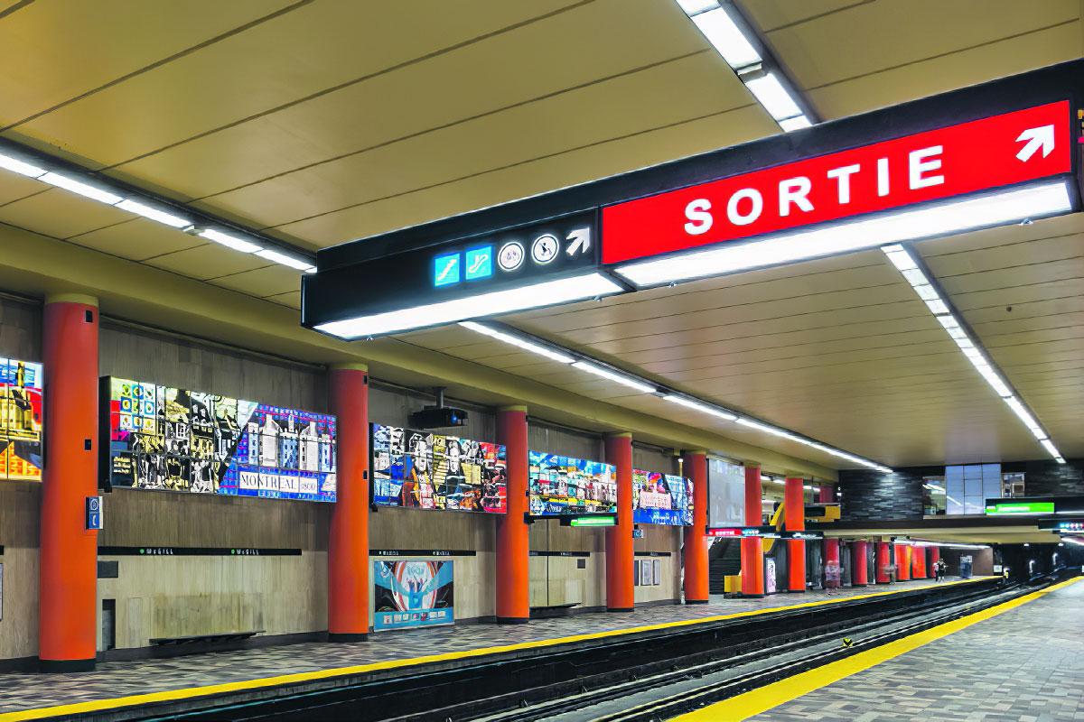 60 M$ de travaux de réfection à la station de métro McGill. Photo : STM