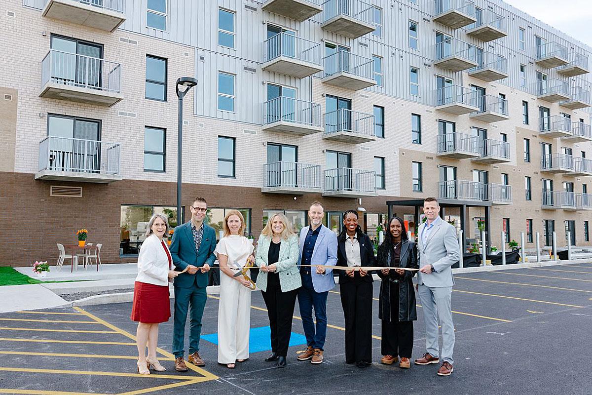 Mission Unitaînés livre 100 logements abordables pour aînés à Mascouche. Crédit : SHQ
