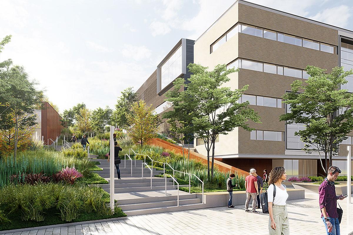 Polytechnique Montréal : chantier de 356 M$ pour agrandir et moderniser le campus. Crédit : Polytechnique Montréal