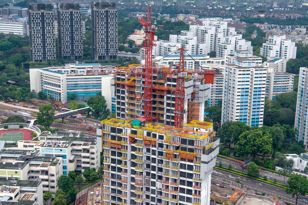 Le modulaire gagne en hauteur. Photo : Ronald Lim