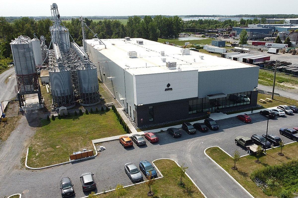 Les Moulins de Soulanges inaugurent leur nouveau site de production à Coteau-du-Lac. Crédit : Les Moulins de Soulanges