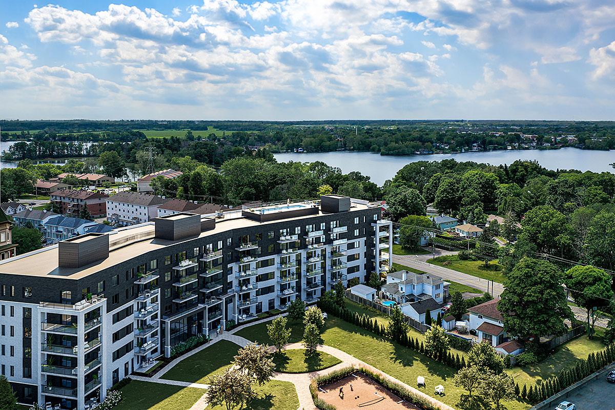 Première pelletée de terre du projet Néolia Cité Verte à Pincourt. Crédit : Groupe Axeo Immobilier