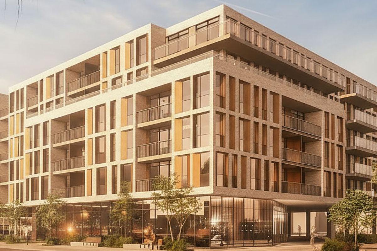 Projet résidentiel Orélis : 380 logements locatifs prévus dans Saint-Michel. Crédit : Groupe HD