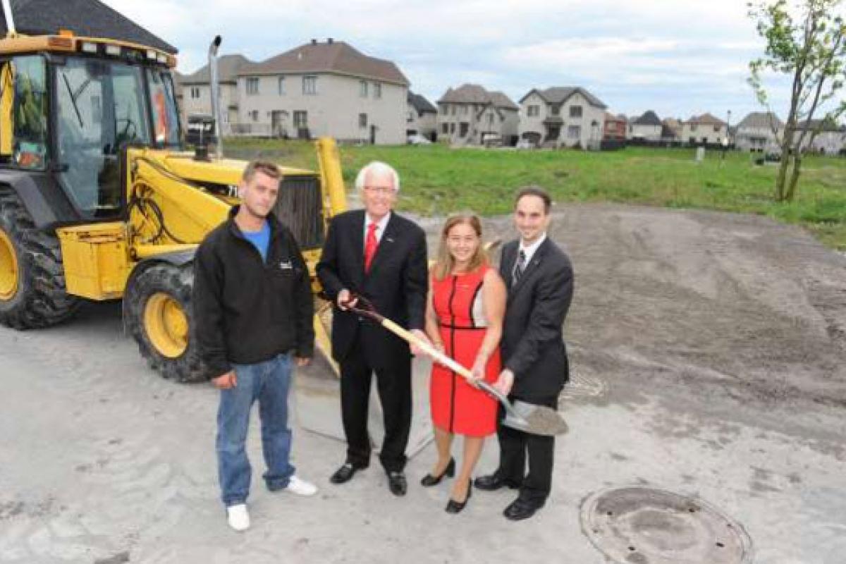 Coup d’envoi de la construction du parc Castello de Brossard