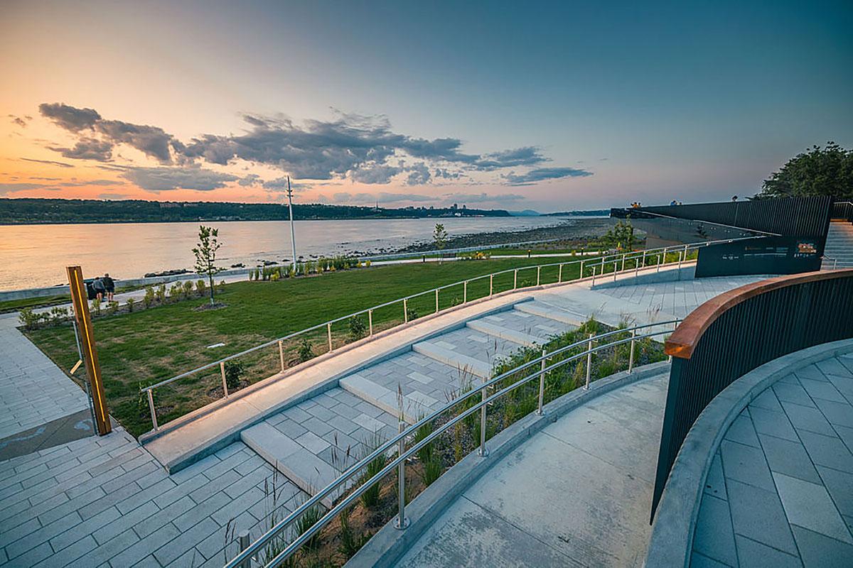 Lévis inaugure le parc de la Pointe-Benson. Crédit : Ville de Lévis