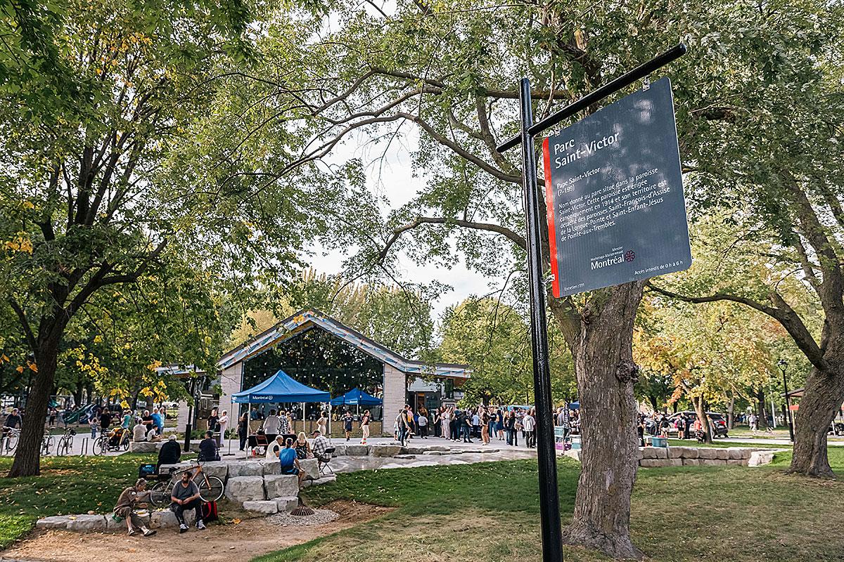 Mercier–Hochelaga-Maisonneuve investit 9 M$ dans le parc Saint-Victor. Crédit : Mélanie Dusseault