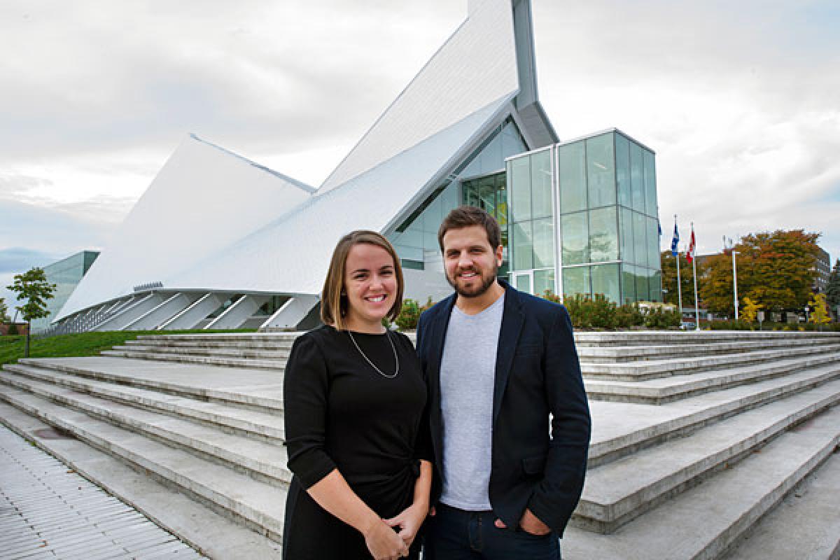 Jennifer et Vincent Hamel - Photo : Louise Leblanc