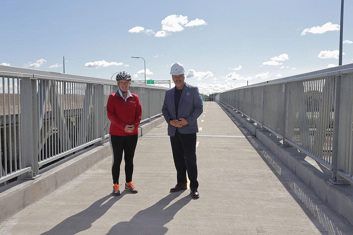 La nouvelle passerelle Brien - Crédit : Collection Ville de Repentigny