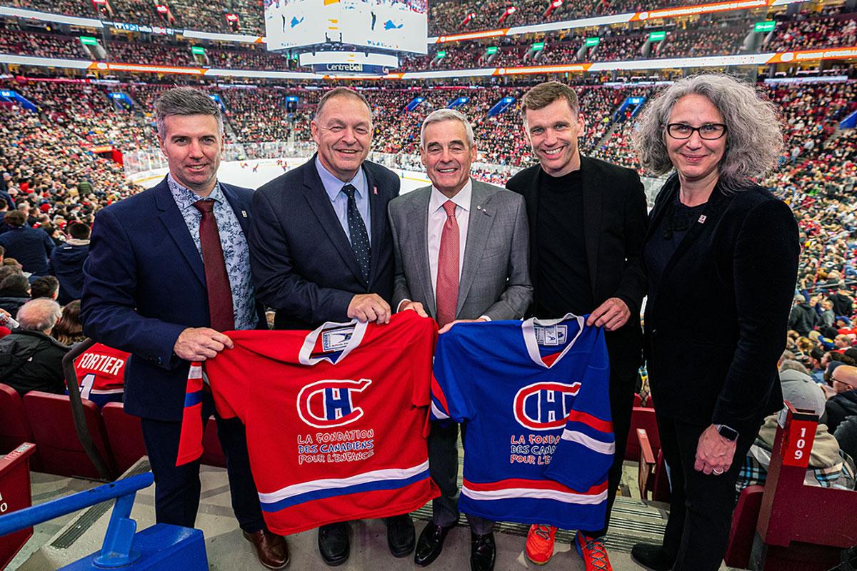 La Cité-Limoilou aura sa patinoire BLEU BLANC BOUGE. Crédit : Fondation des Canadiens pour l'enfance