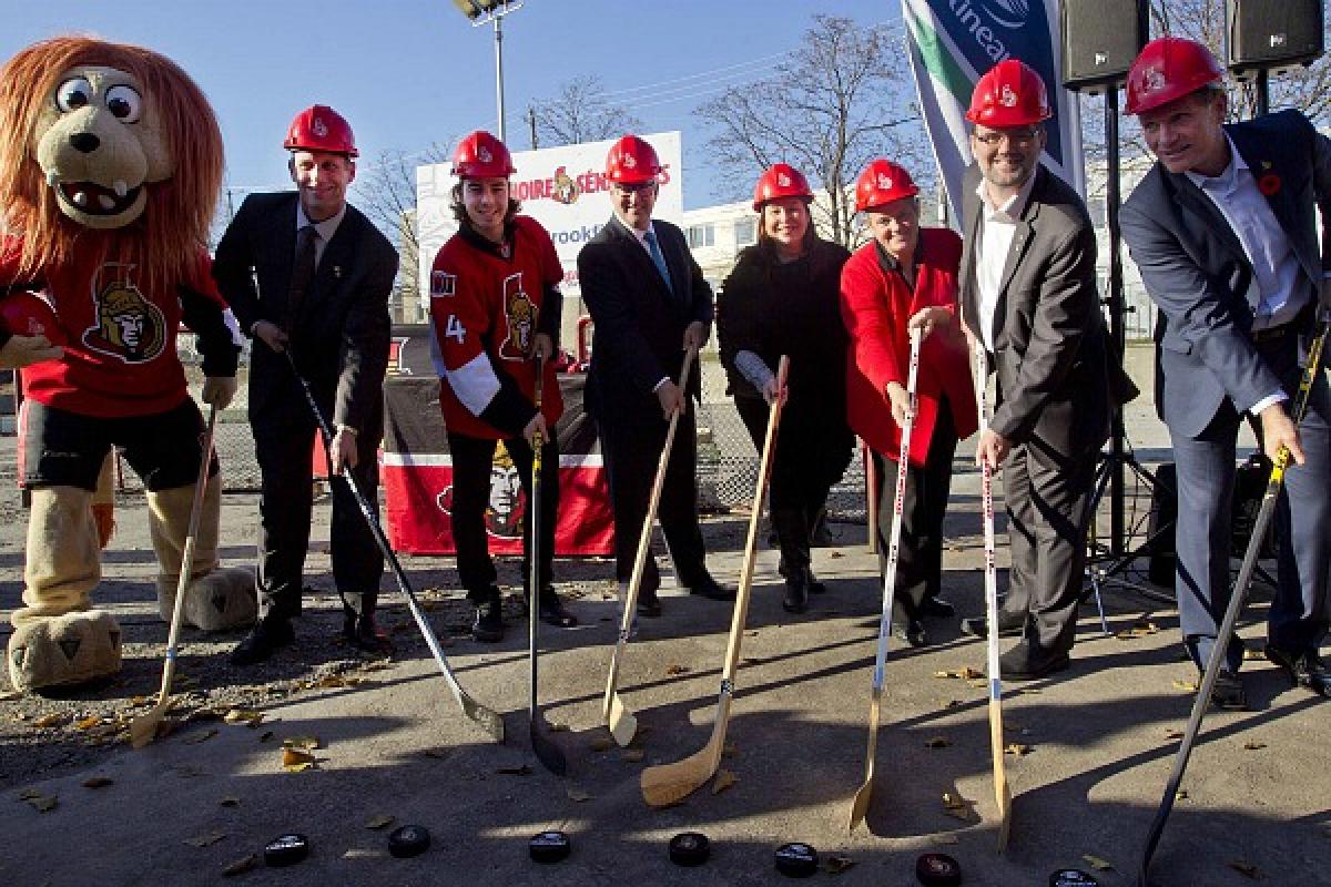La Ville de Gatineau et la Fondation des Sénateurs d'Ottawa annoncent la constru